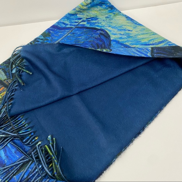 RESTOCK Gogh Starry Night Shawl Scarf - Picture 6 of 7